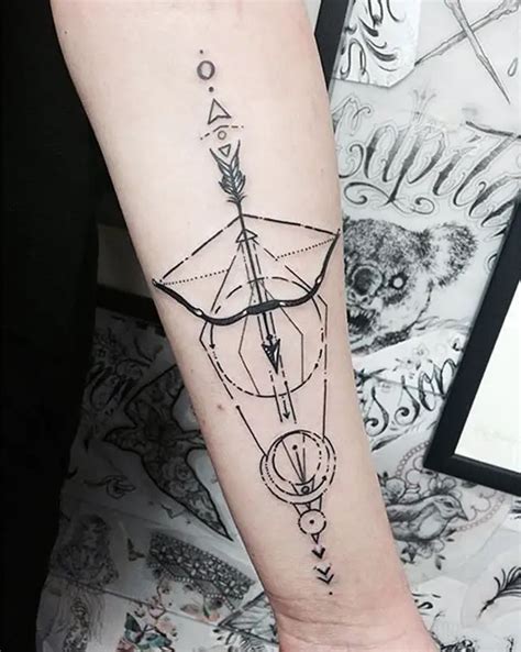 bow tattoo designs|cool bow and arrow designs.